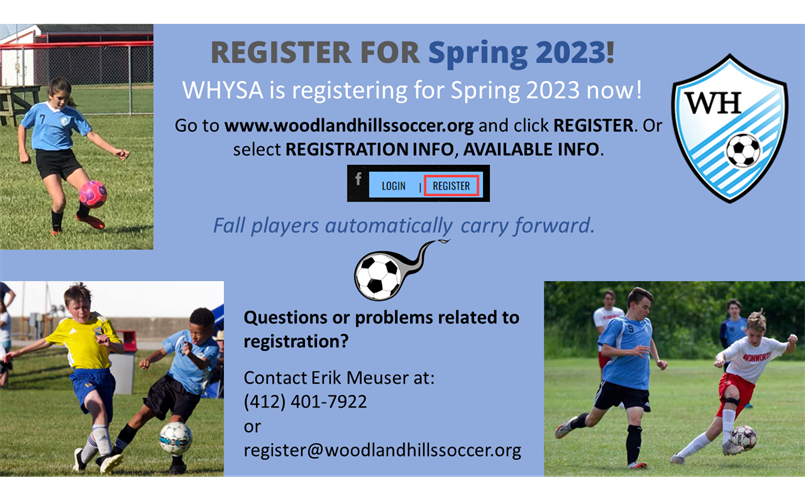 Spring 2023 Registration Available