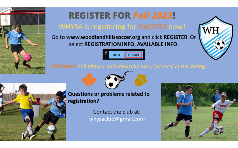 Fall 2023 Registration Open