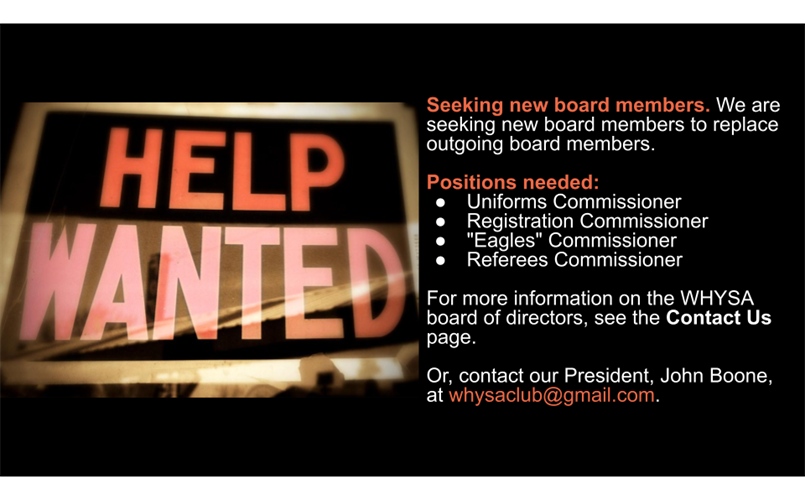 Help Wanted!